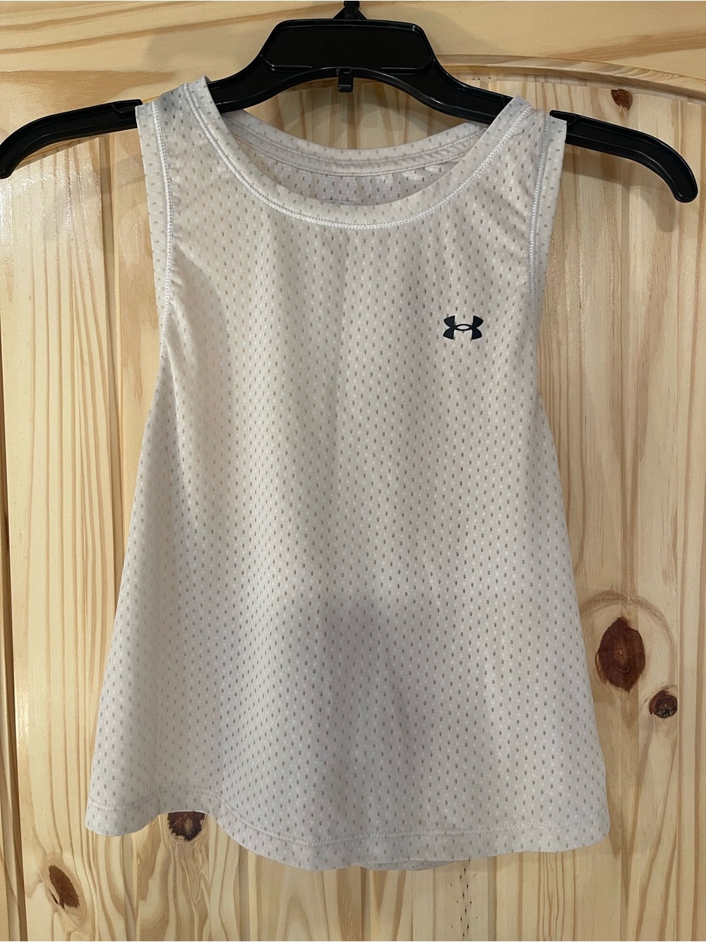 Under Armour White Breathable Mesh Tank Top